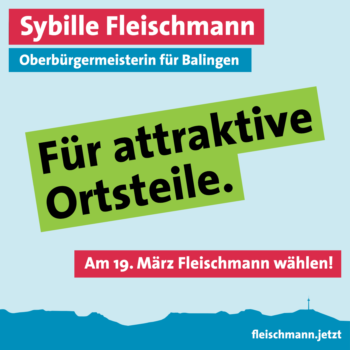 Für attraktive Ortsteile.