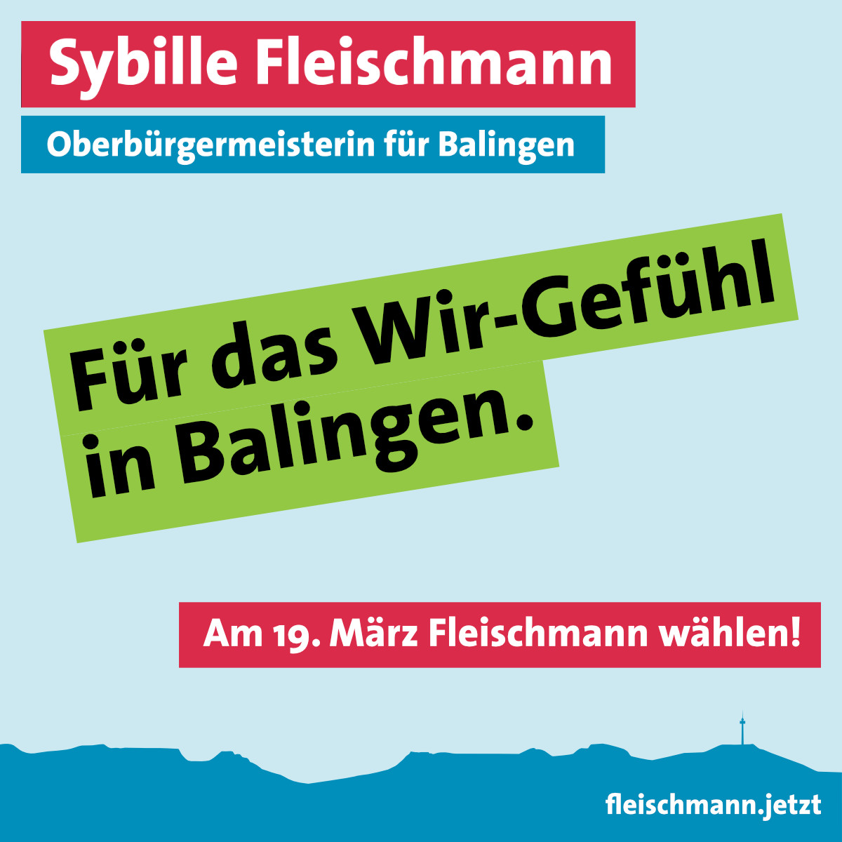 Für das Wir-Gefühl in balingen.