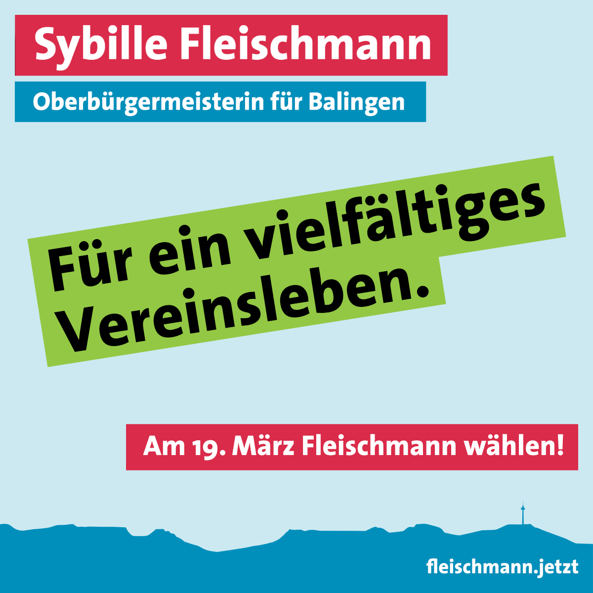 Für ein vielfältiges Vereinsleben.