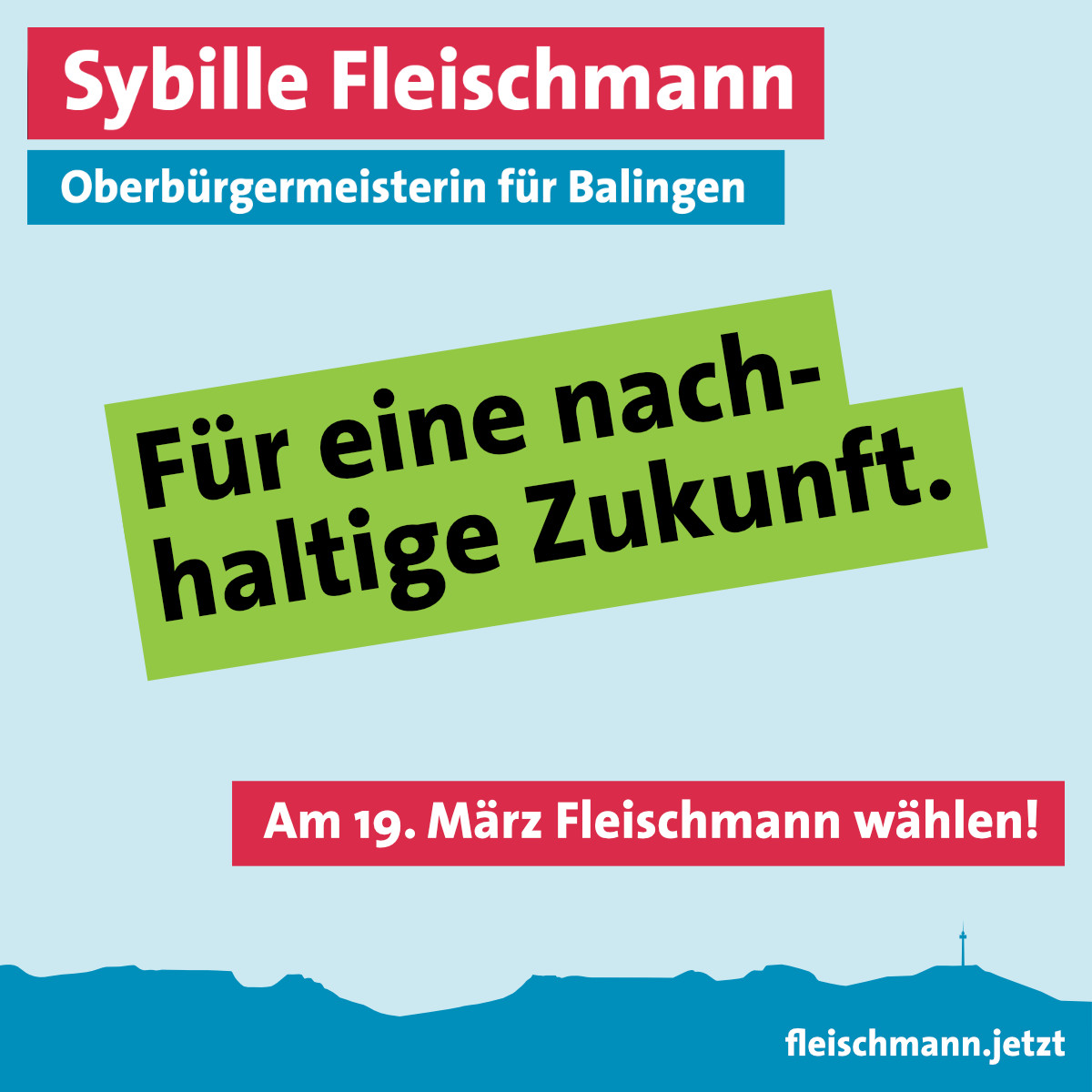 Für eine nachhaltige Zukunft.