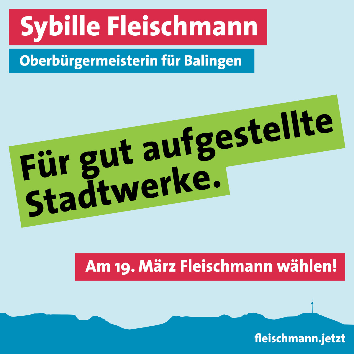 Für gut aufgestellte Stadtwerke.