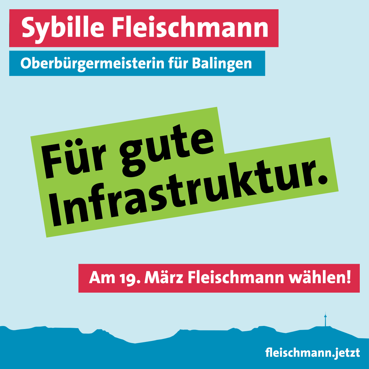 Für gute Infrastruktur.