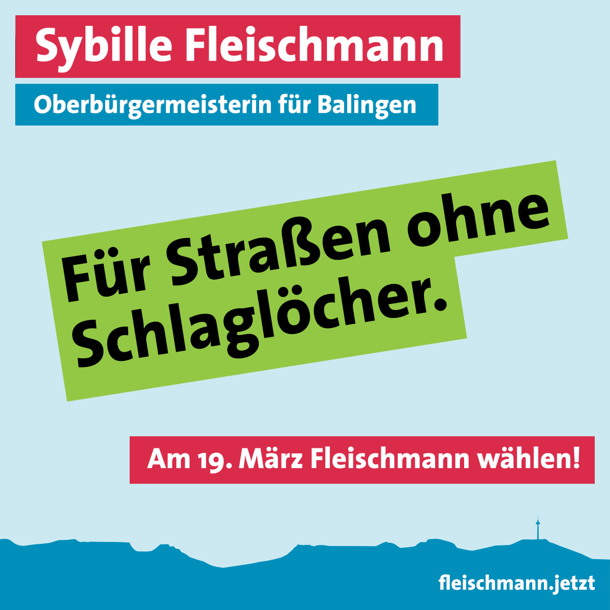 Für Straßen ohne Schlaglöcher.